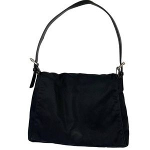 Coach purse handbag black nylon